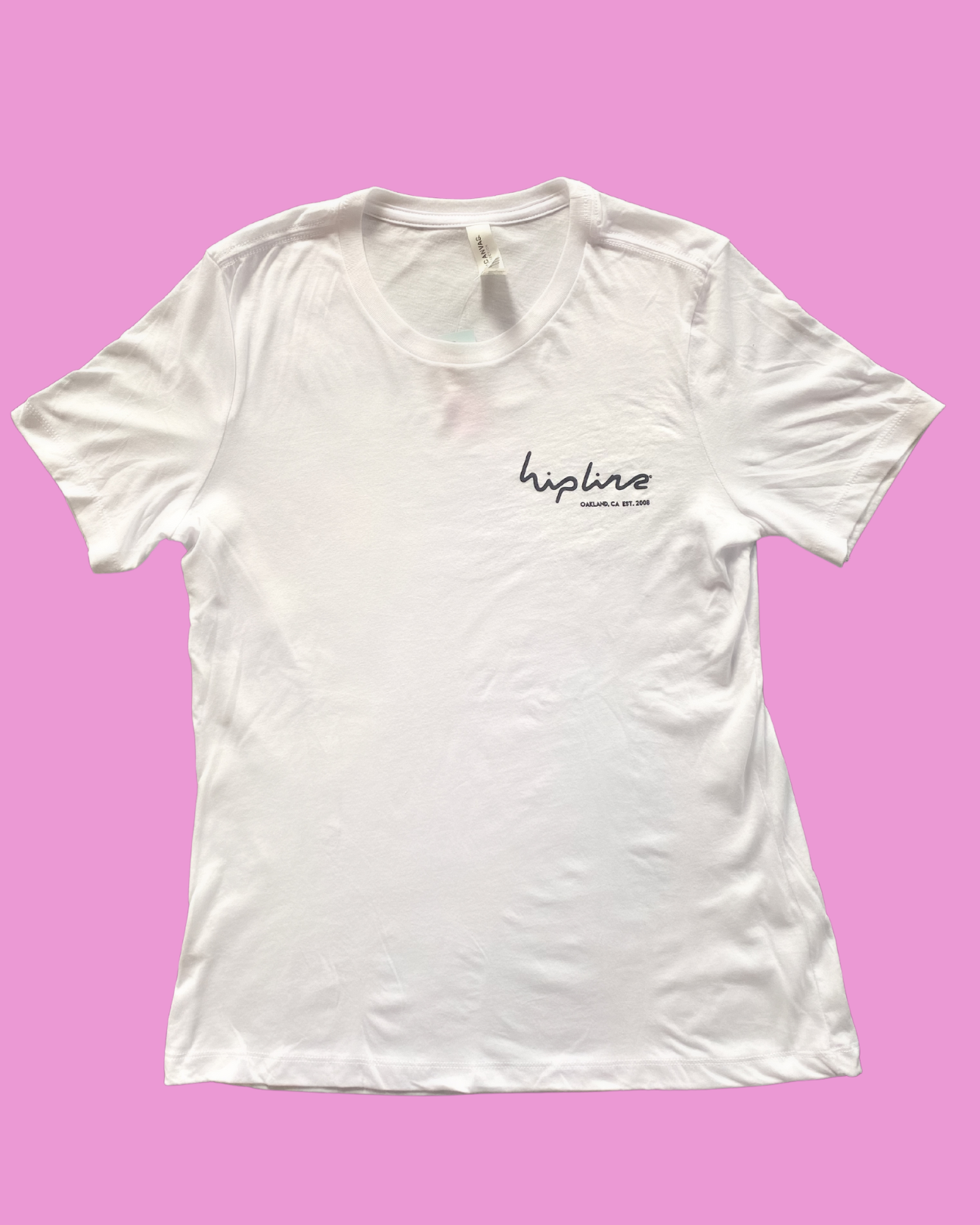 White Hipline Tee