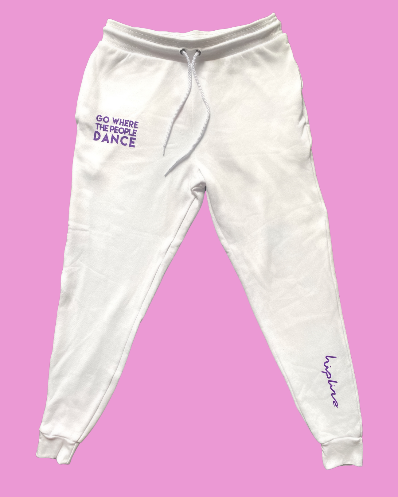 White Hipline Jogger